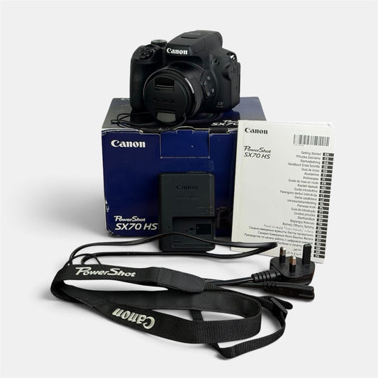Canon PowerShot SX70 HS 20.3MP 65x Zoom 4K Wi-Fi Bridge Digital Camera - Boxed