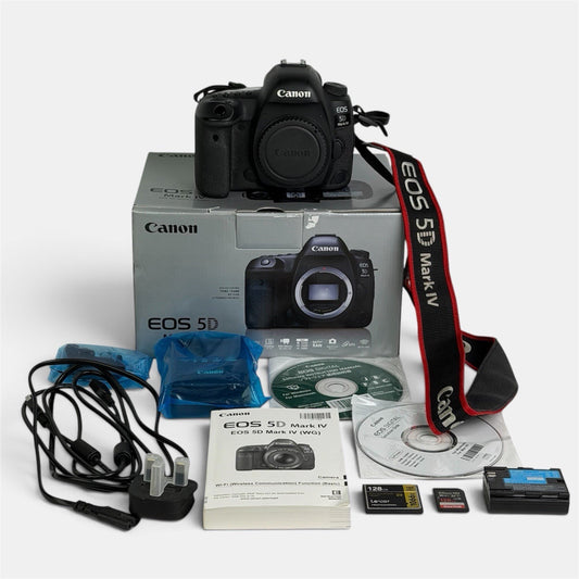 Canon EOS 5D Mark IV 30.4MP Digital SLR Camera Black - Boxed with Extras