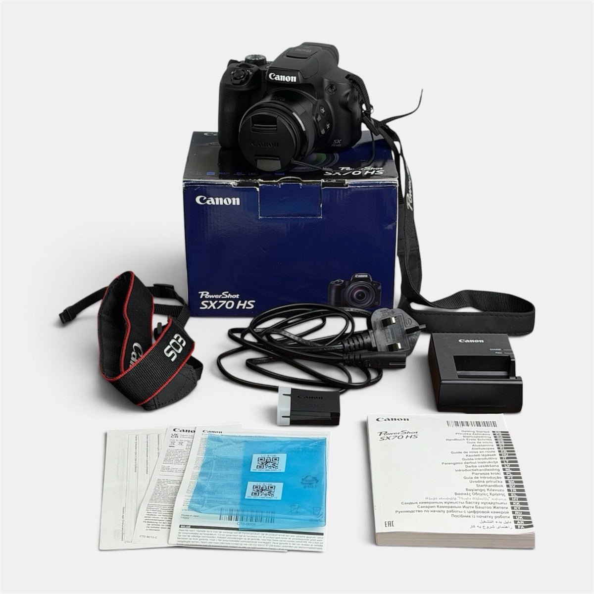 Canon PowerShot SX70 HS 20.3MP 65x Zoom 4K Wi-Fi Bridge Digital Camera - Boxed
