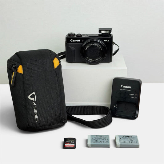 Canon PowerShot G7X Mark II 20.1MP Compact Digital Camera Black with Extras