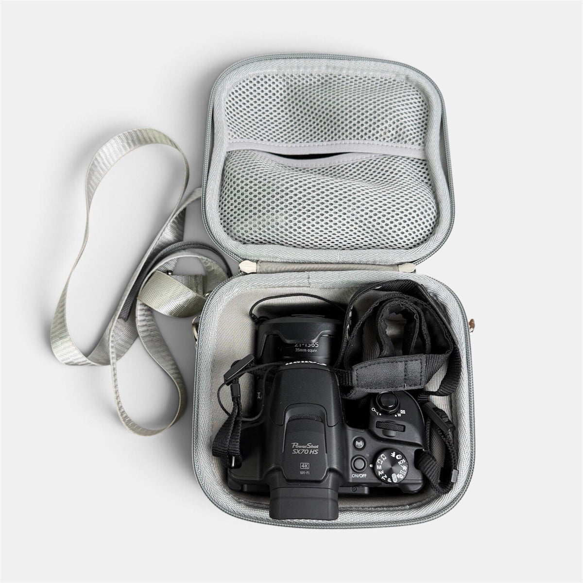Canon PowerShot SX70 HS 20.3MP 65x Zoom 4K Wi-Fi Bridge Digital Camera + Extras