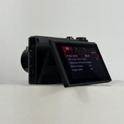 Canon PowerShot G7X Mark II Compact Camera Black – Immaculate, Boxed with Extras