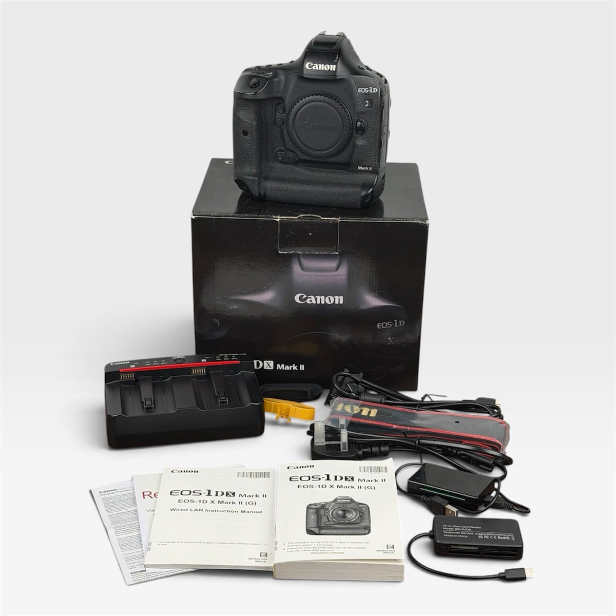 Canon EOS 1DX Mark II 20.2MP Full-Frame Professional DSLR Camera Black