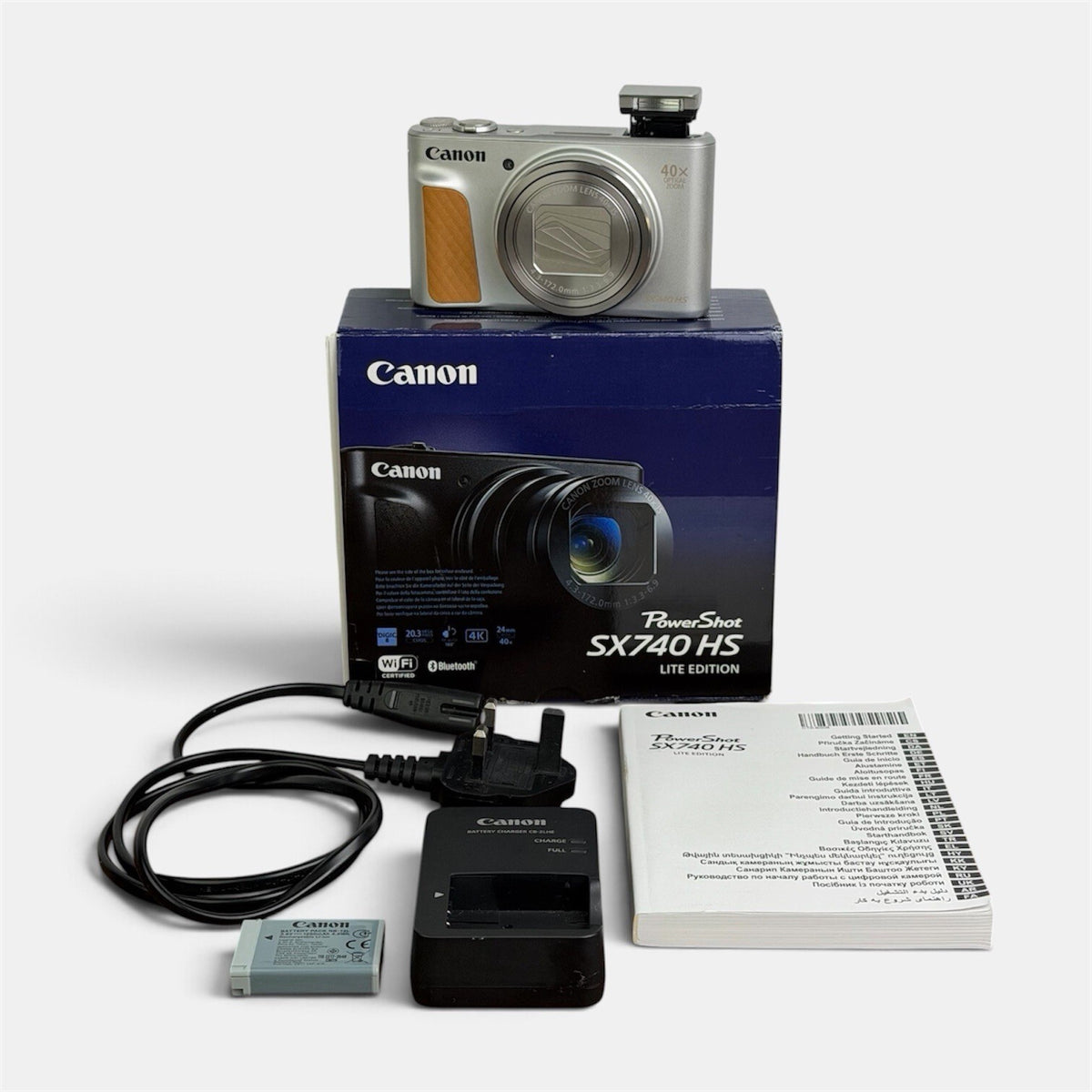 Canon PowerShot SX740 HS Lite Edition 20.3MP Digital Camera Silver - Boxed