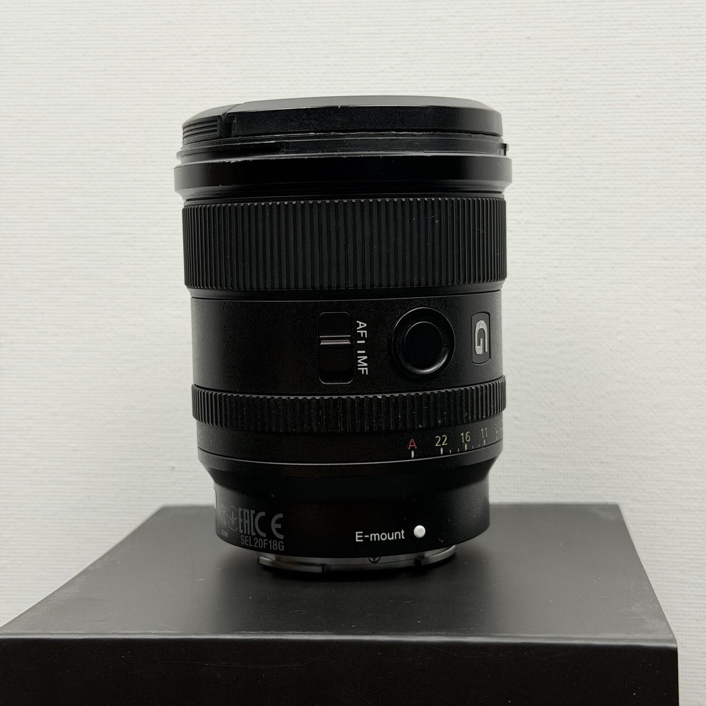Sony FE 20mm f/1.8 G Ultra Wide Angle Lens SEL20F18G - Black